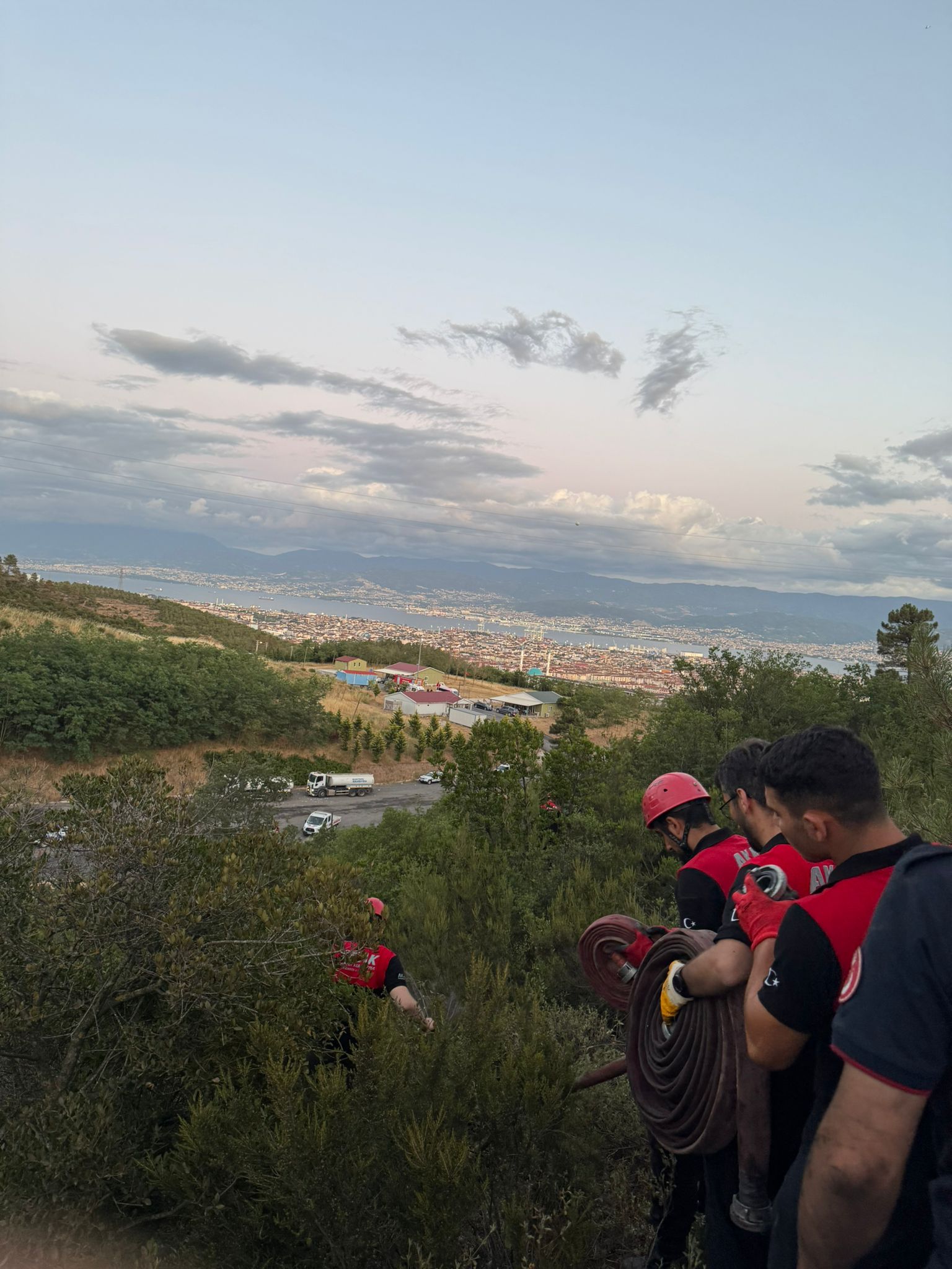 Derince Yangınına Müdahale