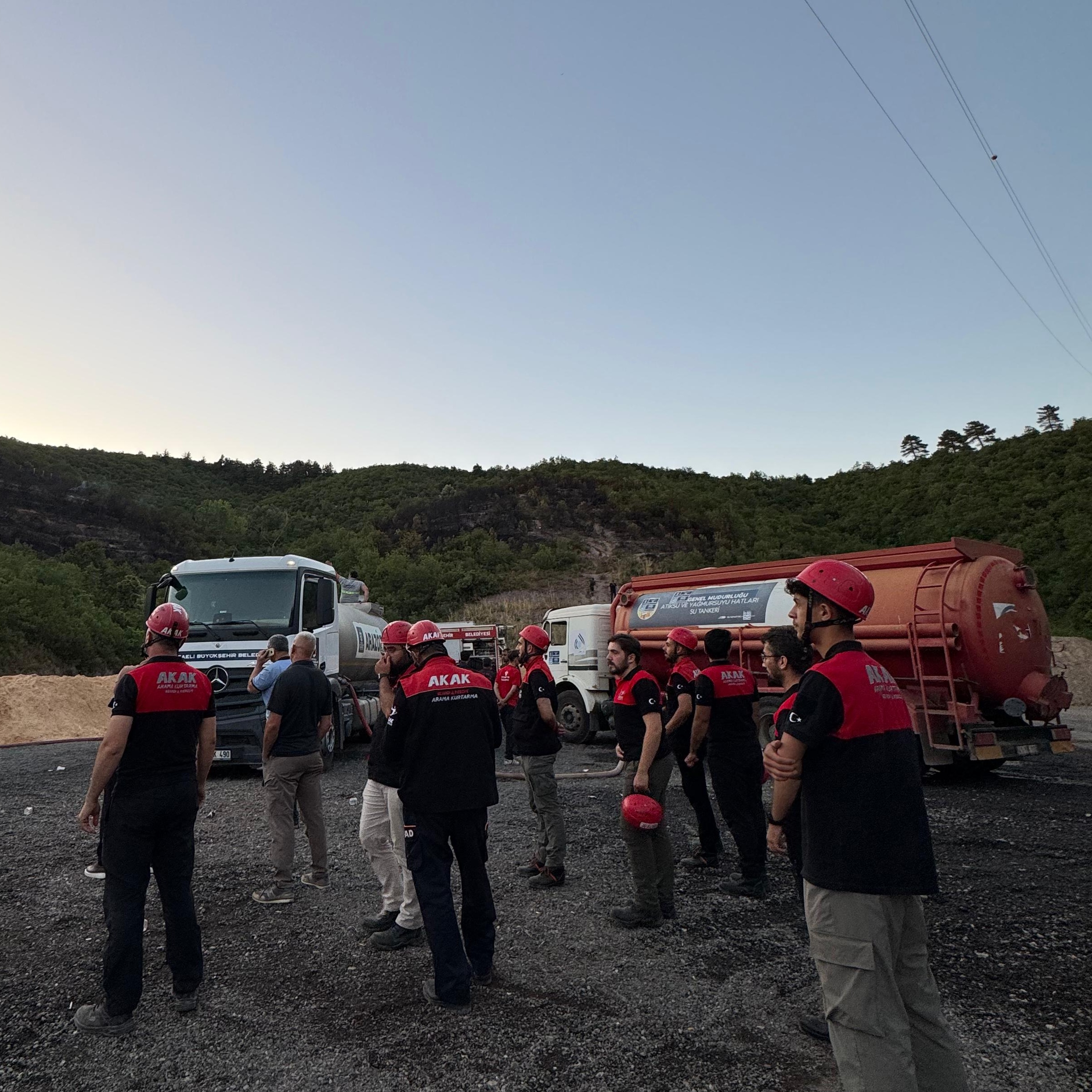 Derince Yangınına Müdahale